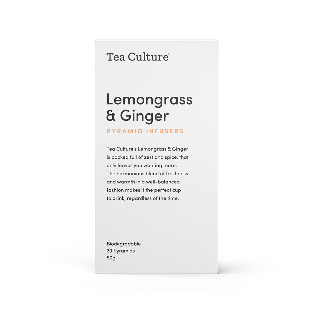 Tea Culture™ Lemongrass & Ginger Pyramid Infusers